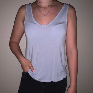 Soft and sexy blue tank